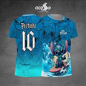 Template Camisa - Stitch Surf 2025 - Vetor
