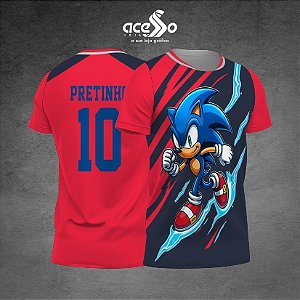Template Camisa - Sonic Raios team 25 - Vetor
