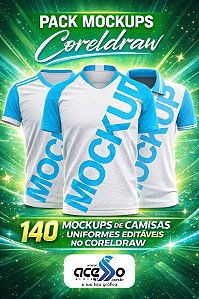 Pacote de Mockups Para Coreldraw - +140 unid yellow Images - ARTE Vetor
