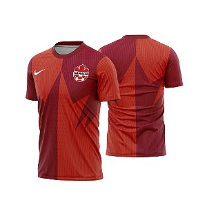 Template vetorizado Camisa - Canada Titular 2026 - ARTE VETOR CDR