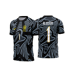 Template vetorizado Camisa - Brasil Goleiro I 2026 - ARTE VETOR CDR