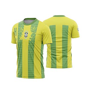 Template Camisa - Brasil Personalizado ref 05 - ARTE VETOR CDR