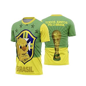 Template Camisa - Brasil Personalizado ref 11 - ARTE VETOR CDR