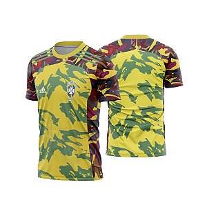 Template Camisa - Brasil Personalizado ref 16 - ARTE VETOR CDR