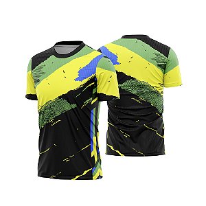 Template Camisa - Brasil Personalizado ref 24 - ARTE VETOR CDR