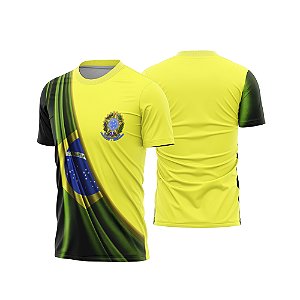 Template Camisa - Brasil Personalizado ref 31 - ARTE VETOR CDR