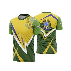 Template Camisa - Brasil Personalizado ref 32 - ARTE VETOR CDR