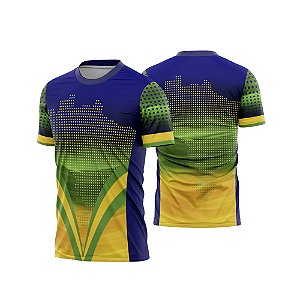 Template Camisa - Brasil Personalizado ref 34 - ARTE VETOR CDR