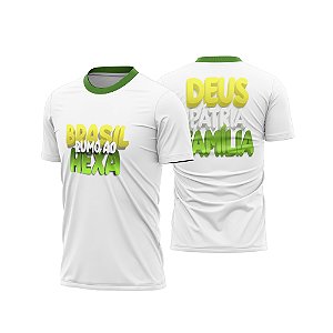 Template Camisa - Brasil Personalizado ref 52 - ARTE VETOR CDR