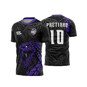 Template Camisa - Cobra roxa snakes 26 - Vetor