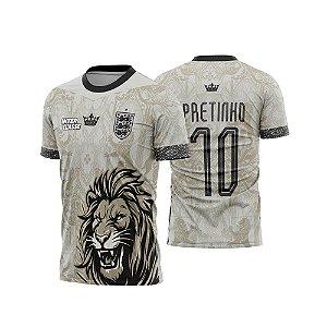 Template Camisa - Inglaterra Leão Bege 26 - Vetor