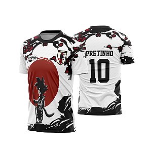 Template Camisa - Japão Goku - Lua Vermelha 26 - Vetor