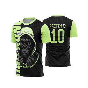 Template Camisa - King Kong verde 2026 - Vetor