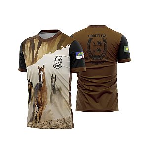 Template Camisa - Cavalgada - Cavalo REF 31 - ARTE VETOR CDR