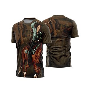 Template Camisa - Cavalgada - Cavalo REF 51 - ARTE VETOR CDR