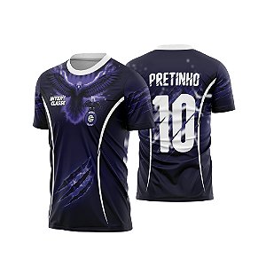 Template Camisa - Corvo Roxo Black 26 - CDR Vetor