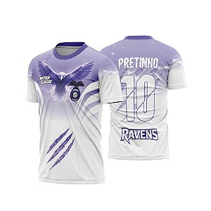 Template Camisa - Corvo Roxo Garra 26 - CDR Vetor