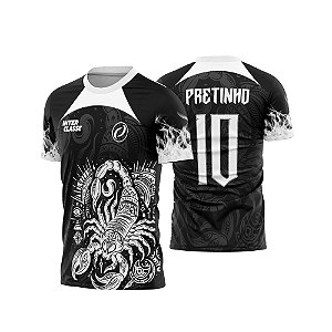 Template Camisa - Escorpião Black IA 26 - CDR Vetor