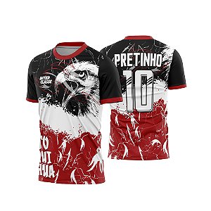 Template Camisa - Falcão Black red 2026 - CDR Vetor