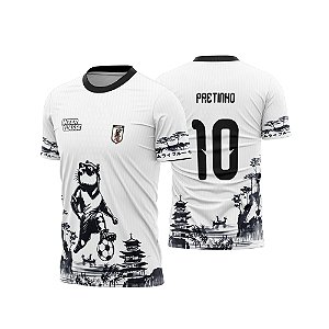 Template Camisa - Japão Capivara Samurai 26 - CDR Vetor