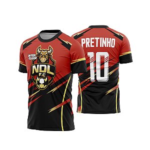 Template Camisa - NDL FC - Touro 2026 - CDR Vetor