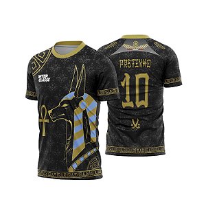 Template Camisa - Anubis egito black 26 - CDR Vetor