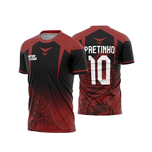 Template Camisa - Dragão chines red 26 - CDR Vetor