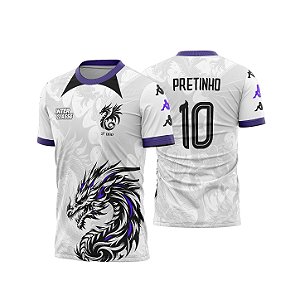 Template Camisa - Dragão roxo - 3 ano 26 - CDR Vetor