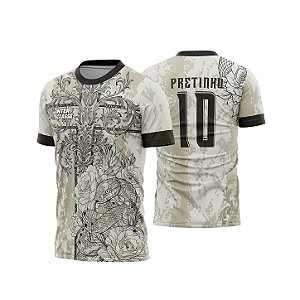 Template Camisa - Serpente floral - inter milan 26 - CDR Vetor
