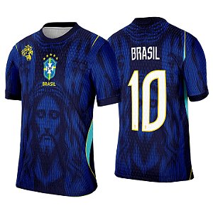 Template vetorizado Camisa - Brasil Jesus Cristo 2026 - ARTE VETOR CDR