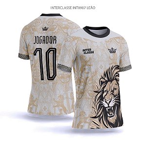 Template Camisa - Leão bege ref 907 - CDR Vetor