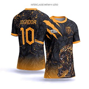 Template Camisa - Leão Orange ref 911 - CDR Vetor