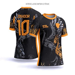 Template Camisa - Fênix Orange ref 912 - CDR Vetor