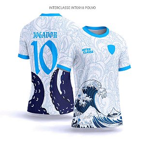 Template Camisa - Polvo ondas ref 918 - CDR Vetor