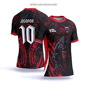 Template Camisa - Lobo feroz ref 920 - CDR Vetor