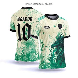 Template Camisa - Dragão fumaça ref 924 - CDR Vetor
