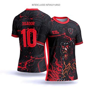 Template Camisa - Urso feroz ref 927 - CDR Vetor