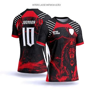 Template Camisa - Leão red rei ref 930 - CDR Vetor
