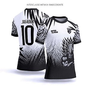 Template Camisa - Rinoceronte cinza ref 931 - CDR Vetor