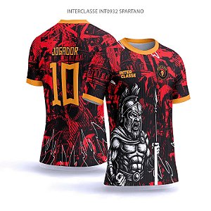 Template Camisa - Spartano red ref 932 - CDR Vetor
