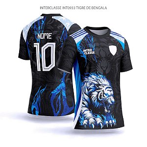Template Camisa - Tigre de bengala ref 933 - CDR Vetor