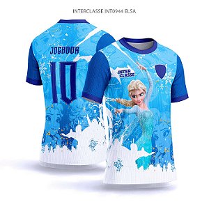 Template Camisa - Elsa gelo ref 944 - CDR Vetor