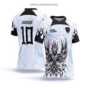 Template Camisa - Fênix White red ref 946 - CDR Vetor