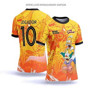 Template Camisa - Simpsons palhaço ref 956 - CDR Vetor