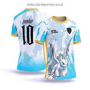 Template Camisa - Fúria da Luz ref 970 - CDR Vetor