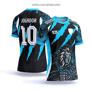 Template Camisa - Leão Robot ref 982 - CDR Vetor