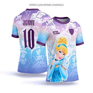 Template Camisa - Cinderella ref 985 - CDR Vetor