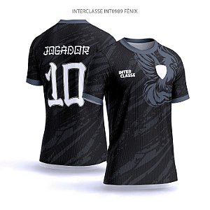 Template Camisa - Fênix Cinza ref 989 - CDR Vetor