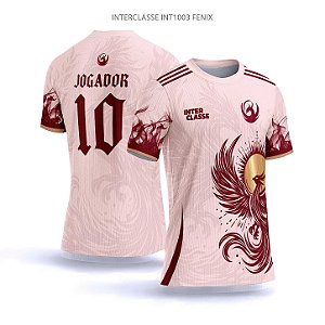 Template Camisa - Fênix vinho ref 1003 - CDR Vetor