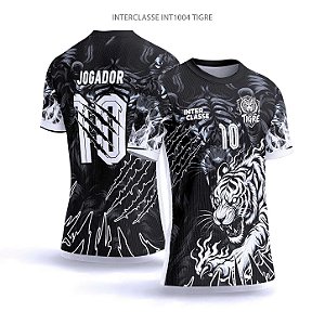 Template Camisa - Tigre garra ref 1004 - CDR Vetor